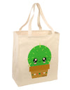 Cute Cactus Design Large Grocery Tote Bag by TooLoud-Grocery Tote-TooLoud-Natural-Large-Davson Sales