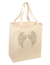 Epic Angel Wings Design Large Grocery Tote Bag by TooLoud-Grocery Tote-TooLoud-Natural-Large-Davson Sales