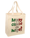 Happy Cinco de Mayo - Cactus Design Large Grocery Tote Bag by TooLoud-Grocery Tote-TooLoud-Natural-Large-Davson Sales