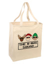 The X-mas Squad Text Large Grocery Tote Bag-Grocery Tote-TooLoud-Natural-Large-Davson Sales