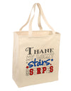 Thank My Lucky Stars and Stripes Color Large Grocery Tote Bag by TooLoud-Grocery Tote-TooLoud-Natural-Large-Davson Sales