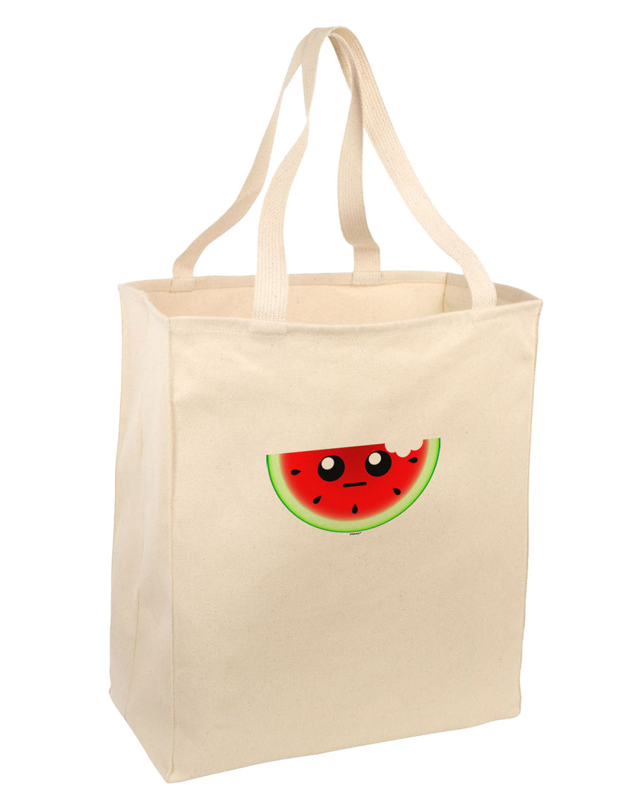 Unimpressed Watermelon Large Grocery Tote Bag-Grocery Tote-TooLoud-Natural-Large-Davson Sales