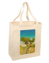 Colorado Tree Watercolor Large Grocery Tote Bag-Grocery Tote-TooLoud-Natural-Large-Davson Sales