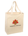 Thanksgiving Cooking Team - Turkey Large Grocery Tote Bag by TooLoud-Grocery Tote-TooLoud-Natural-Large-Davson Sales