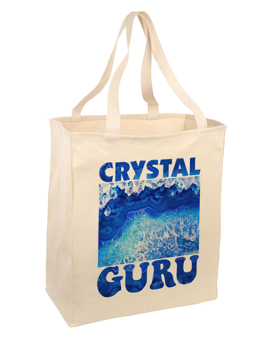 Crystal Guru Large Grocery Tote Bag-Natural-Grocery Tote-TooLoud-Natural-Large-Davson Sales