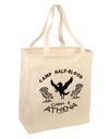 Camp Half Blood Cabin 6 Athena Large Grocery Tote Bag by TooLoud-Grocery Tote-TooLoud-Natural-Large-Davson Sales
