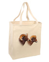 Two Majestic Bighorn Rams Large Grocery Tote Bag-Natural-Grocery Tote-TooLoud-Natural-Large-Davson Sales