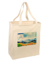 Colorado Mountain Scene Large Grocery Tote Bag-Grocery Tote-TooLoud-Natural-Large-Davson Sales