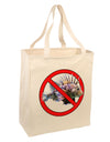 No Lionfish Large Grocery Tote Bag-Grocery Tote-TooLoud-Natural-Large-Davson Sales