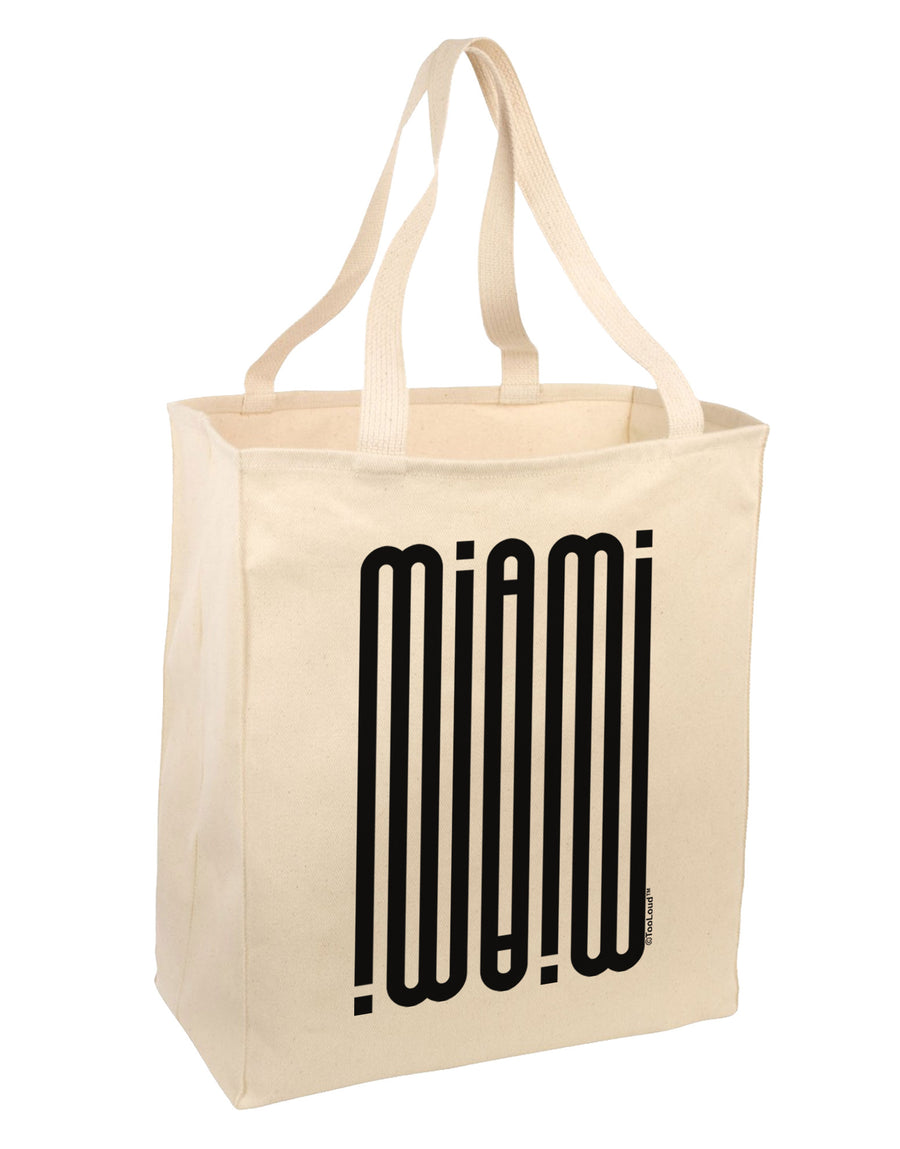 Miami Mirage Large Grocery Tote Bag-Grocery Tote-TooLoud-Natural-Large-Davson Sales