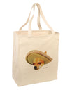 Chihuahua Dog with Sombrero - Patchwork Design Large Grocery Tote Bag by TooLoud-Grocery Tote-TooLoud-Natural-Large-Davson Sales