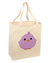 Cute Little Chick - Purple Large Grocery Tote Bag by TooLoud-Grocery Tote-TooLoud-Natural-Large-Davson Sales