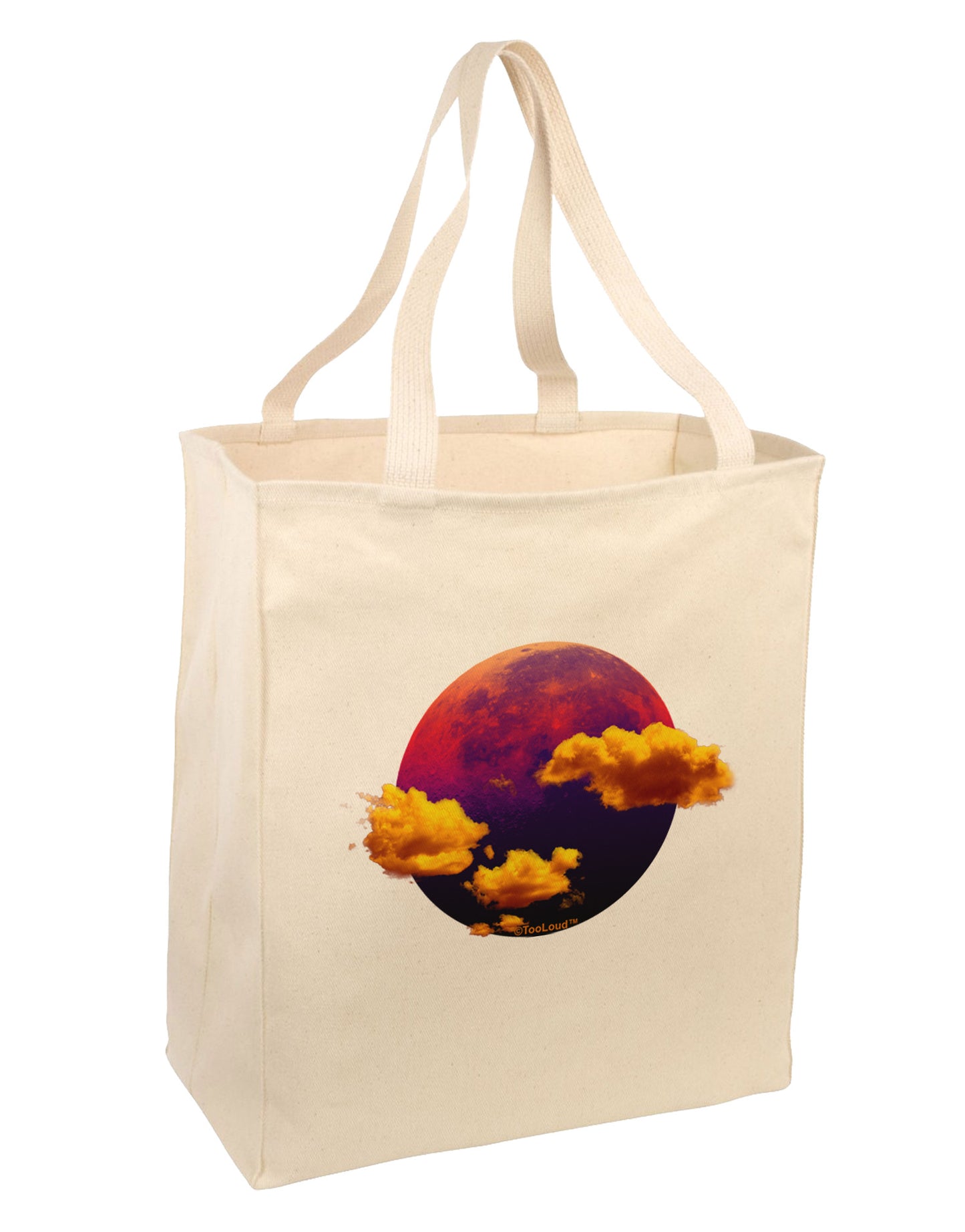 Moon Dream Venus Large Grocery Tote Bag-Grocery Tote-TooLoud-Natural-Large-Davson Sales