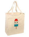 Popsicle Large Grocery Tote Bag-Grocery Tote-TooLoud-Natural-Large-Davson Sales