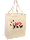 Sexy Mom Large Grocery Tote Bag-Grocery Tote-TooLoud-Natural-Large-Davson Sales