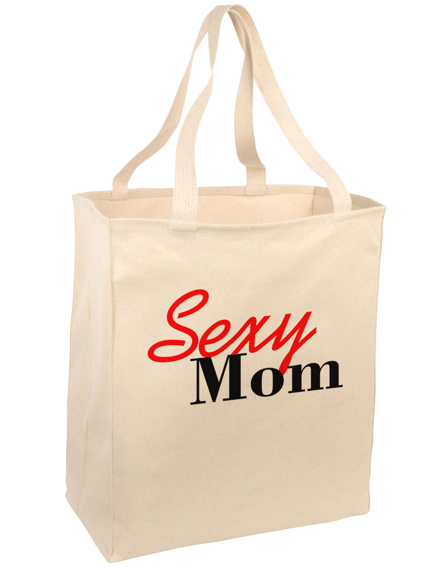 Sexy Mom Large Grocery Tote Bag-Grocery Tote-TooLoud-Natural-Large-Davson Sales