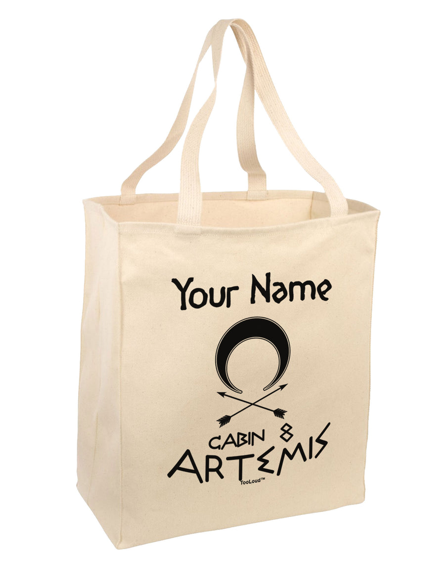 Personalized Cabin 8 Artemis Large Grocery Tote Bag by TooLoud-Grocery Tote-TooLoud-Natural-Large-Davson Sales