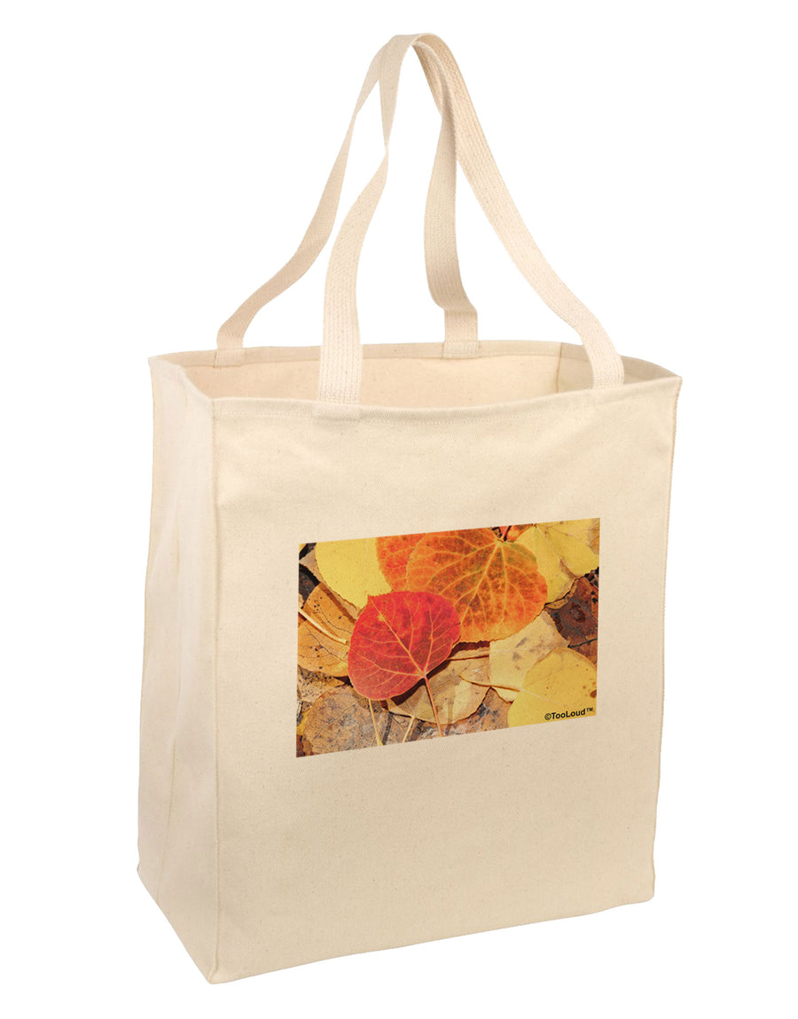 Colorado - Autumn Large Grocery Tote Bag-Grocery Tote-TooLoud-Natural-Large-Davson Sales