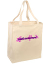 Best Mom Ever Flower Text Large Grocery Tote Bag-Grocery Tote-TooLoud-Natural-Large-Davson Sales