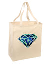 Space Diamond Large Grocery Tote Bag-Grocery Tote-TooLoud-Natural-Large-Davson Sales