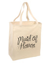 Maid of Honor - Diamond Ring Design Large Grocery Tote Bag-Grocery Tote-TooLoud-Natural-Large-Davson Sales