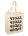 Vegas - Vegas Style Show Lights Large Grocery Tote Bag by TooLoud-Grocery Tote-TooLoud-Natural-Large-Davson Sales