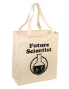 Future Scientist Distressed Large Grocery Tote Bag-Grocery Tote-TooLoud-Natural-Large-Davson Sales