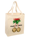 Jingle My Bells Large Grocery Tote Bag-Grocery Tote-TooLoud-Natural-Large-Davson Sales