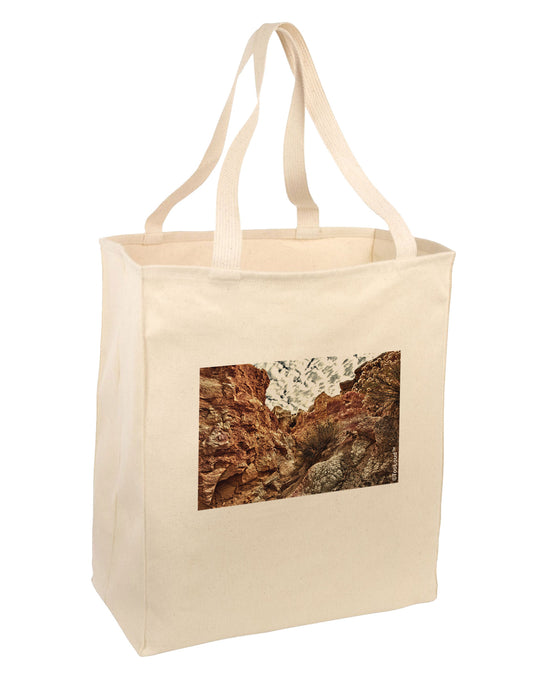 Colorado Painted Rocks Large Grocery Tote Bag-Grocery Tote-TooLoud-Natural-Large-Davson Sales