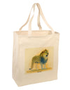 Lion Watercolor 1 Large Grocery Tote Bag-Grocery Tote-TooLoud-Natural-Large-Davson Sales