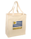 Uruguay Flag Large Grocery Tote Bag-Grocery Tote-TooLoud-Natural-Large-Davson Sales