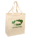 Jurassic Triceratops Design Large Grocery Tote Bag by TooLoud-Grocery Tote-TooLoud-Natural-Large-Davson Sales