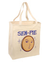 Sen-Pie Sama Kun San Chan Large Grocery Tote Bag-Grocery Tote-TooLoud-Natural-Large-Davson Sales