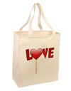 Love Lollipop Large Grocery Tote Bag-Grocery Tote-TooLoud-Natural-Large-Davson Sales