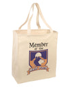 Member of the Wolf Pack Large Grocery Tote Bag by TooLoud-Grocery Tote-TooLoud-Natural-Large-Davson Sales