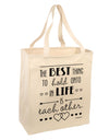 The Best Thing to Hold Onto in Life is Each Other Large Grocery Tote Bag-Grocery Tote-TooLoud-Natural-Large-Davson Sales