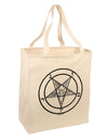 Sigil of Baphomet Large Grocery Tote Bag by TooLoud-TooLoud-Natural-Davson Sales