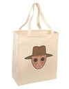 Cute Lil Monster 2 Large Grocery Tote Bag-Grocery Tote-TooLoud-Natural-Large-Davson Sales