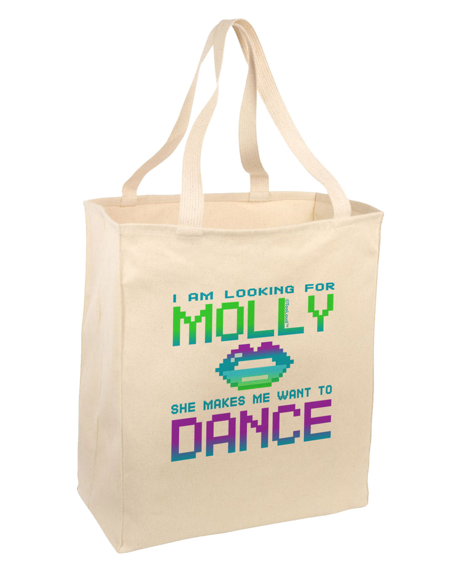 Looking For Molly Large Grocery Tote Bag-Grocery Tote-TooLoud-Natural-Large-Davson Sales