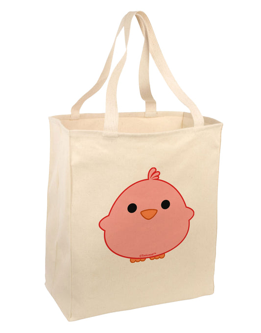 Cute Little Chick - Red Large Grocery Tote Bag by TooLoud-Grocery Tote-TooLoud-Natural-Large-Davson Sales