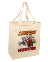 Lionfish Hunter Large Grocery Tote Bag-Grocery Tote-TooLoud-Natural-Large-Davson Sales