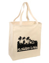 Florida Love - Palm Trees Cutout Design Large Grocery Tote Bag by TooLoud-Grocery Tote-TooLoud-Natural-Large-Davson Sales