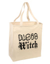 Basic Witch Distressed Large Grocery Tote Bag-Grocery Tote-TooLoud-Natural-Large-Davson Sales