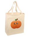 Cute Pumpkin Halloween Large Grocery Tote Bag-Grocery Tote-TooLoud-Natural-Large-Davson Sales