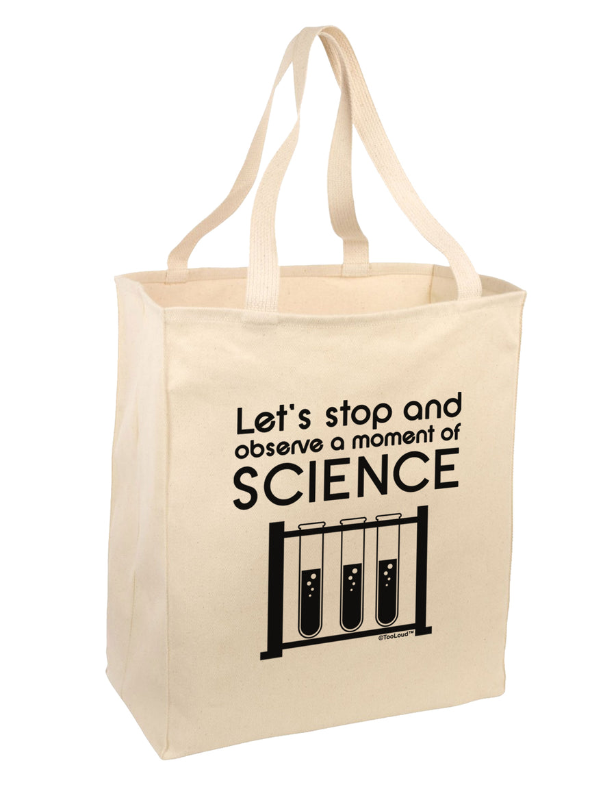 Moment of Science Large Grocery Tote Bag by TooLoud-Grocery Tote-TooLoud-Natural-Large-Davson Sales