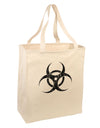 Biohazard Symbol - Vintage Apocalypse Large Grocery Tote Bag-Grocery Tote-TooLoud-Natural-Large-Davson Sales