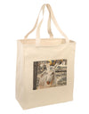 Troubled Burro Large Grocery Tote Bag-Natural-Grocery Tote-TooLoud-Natural-Large-Davson Sales