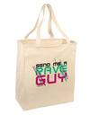 Send Me A Rave Guy Large Grocery Tote Bag-Grocery Tote-TooLoud-Natural-Large-Davson Sales