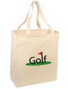 Golf Large Grocery Tote Bag-Grocery Tote-TooLoud-Natural-Large-Davson Sales