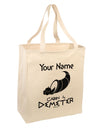 Personalized Cabin 4 Demeter Large Grocery Tote Bag-Grocery Tote-TooLoud-Natural-Large-Davson Sales